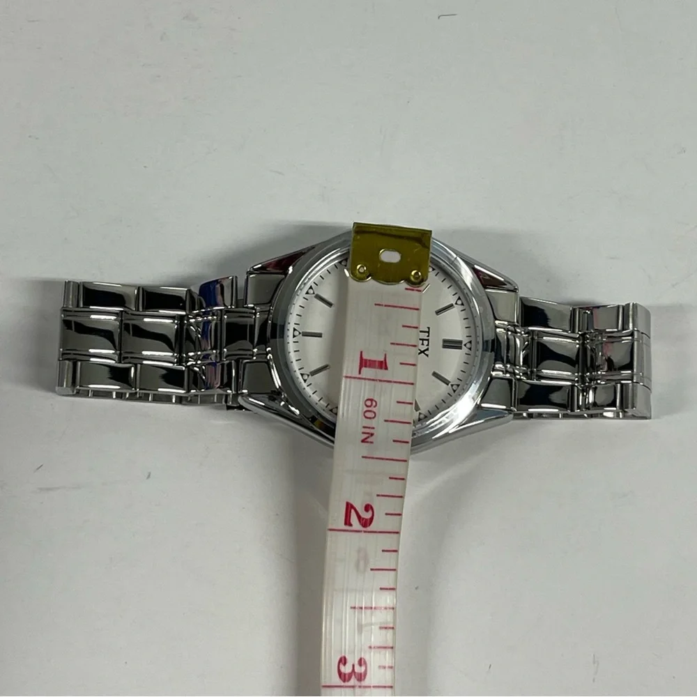 NIB BULOVA STAINLESS STEEL WATCH